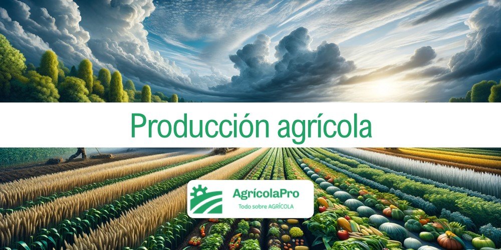¿Qué es la producción agrícola?